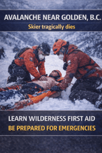Avalanche rescue near Golden, B.C.