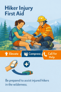 Hiker ankle injury first aid guide