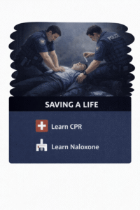 Saving a life with CPR and naloxone