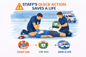 CPR and AED Save a Life