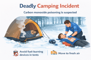 Deadly carbon monoxide risk at camp