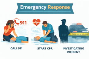 Emergency response guide infographic
