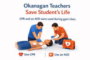 Okanagan teachers save student's life
