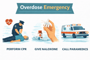 Overdose emergency response steps