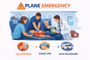 Plane emergency response procedures