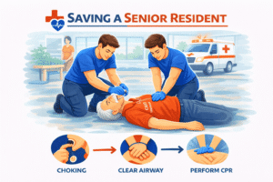 Saving a senior resident's life
