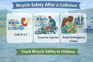 Bicycle safety after a collision