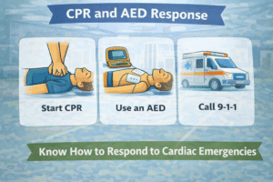 CPR and AED emergency response guide
