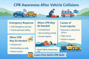 CPR awareness after vehicle collisions