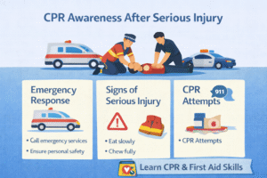 CPR awareness in emergency situations