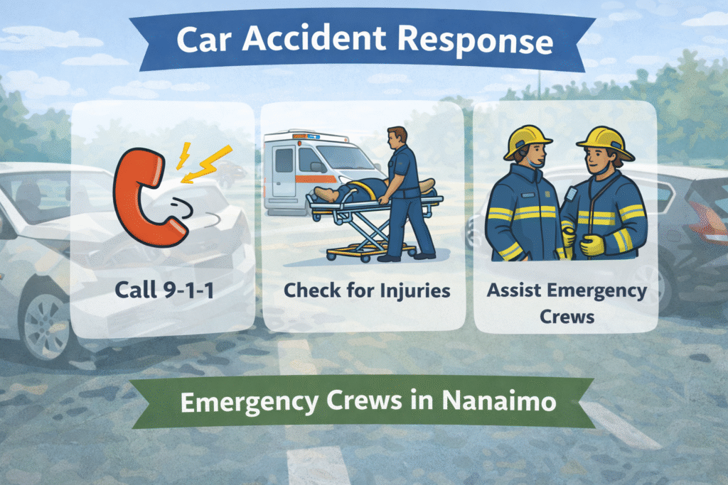 Car accident response in Nanaimo