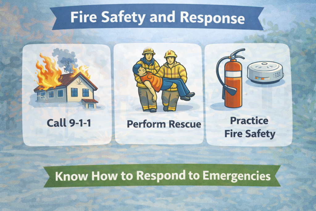 Fire safety and emergency response tips