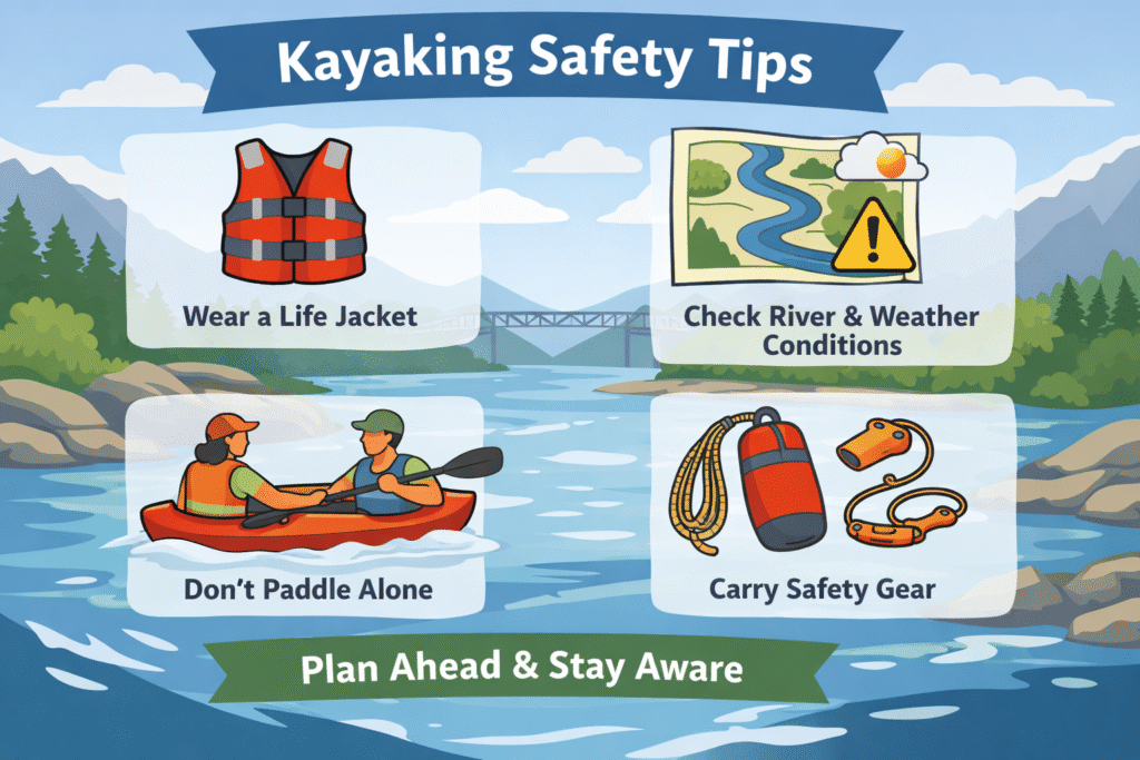 Kayaking safety tips for beginners
