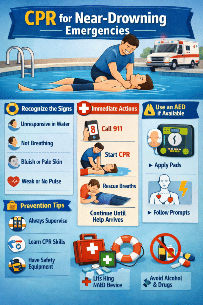 CPR for near-drowning emergencies guide