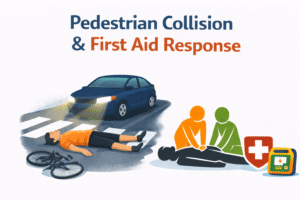 Pedestrian safety and first aid response