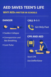 AED Saves Teens Life