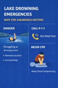 Lake drowning emergency response guide