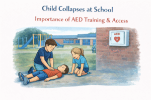 AED awareness in school emergencies