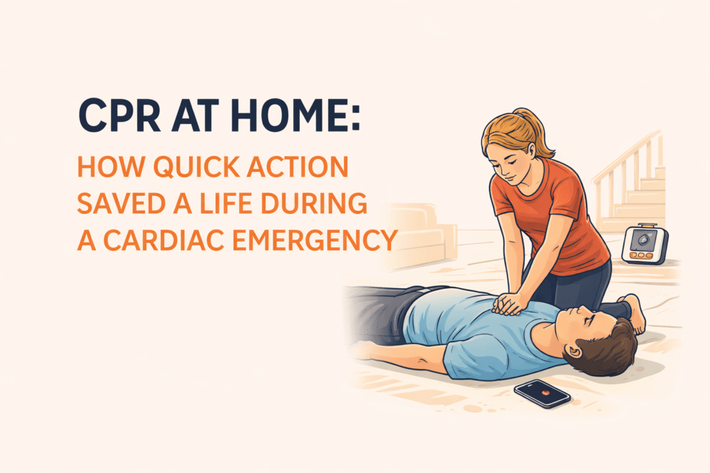 CPR at home saves a life