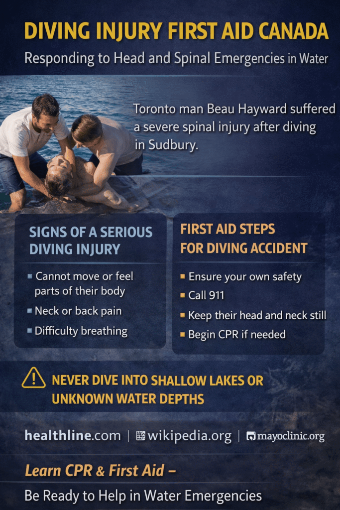 Diving injury first aid guide