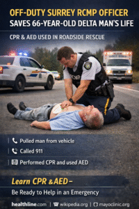 RCMP officer performs life-saving CPR rescue