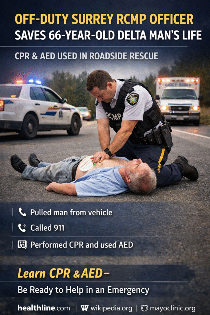RCMP officer performs life-saving CPR rescue