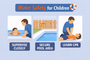 Water safety tips for children