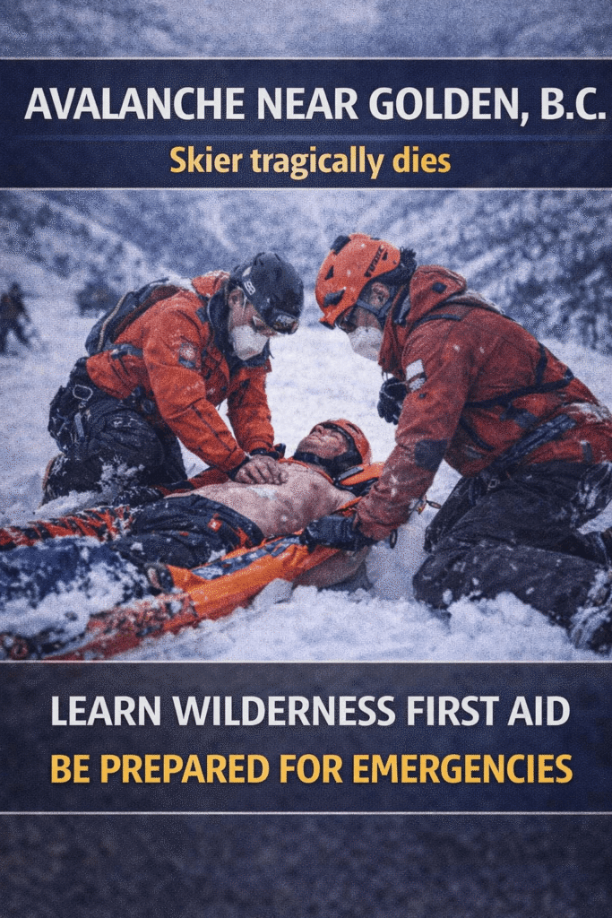 Avalanche rescue near Golden, B.C.