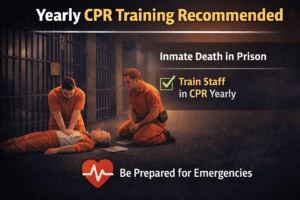 CPR training for prison staff