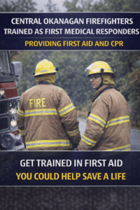 Central Okanagan firefighters in action