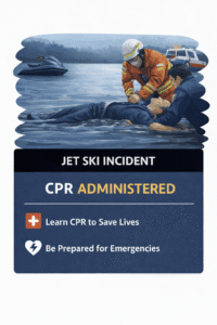 Jet ski incident CPR response