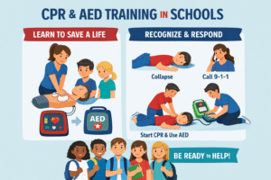 CPR and AED training in schools