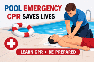 Poolside CPR emergency training guide