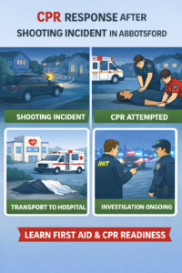 CPR response after shooting incident