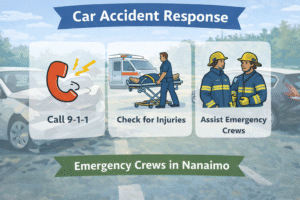 Car accident response in Nanaimo