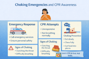 Choking emergencies and CPR awareness