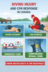 Diving injury and CPR response in Canada