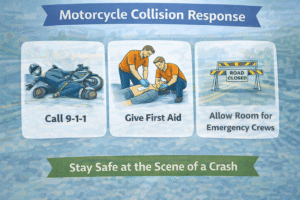 Motorcycle collision response guide