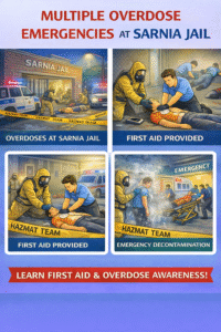 Multiple overdose emergencies at Sarnia Jail