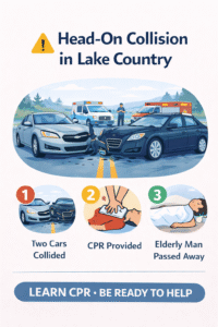 Head on Collision First Aid