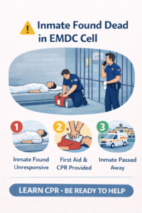 Inmate death at EMDC incident summary
