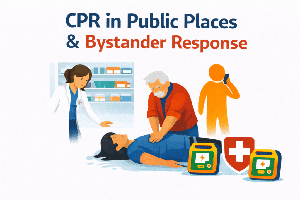 CPR awareness in public places