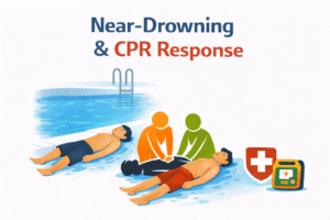 CPR response for near-drowning victims